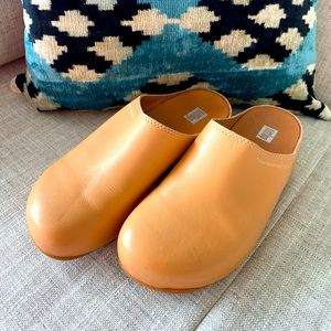 Leather clog by Fitflop.